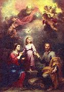 Two Trinities Bartolome Esteban Murillo